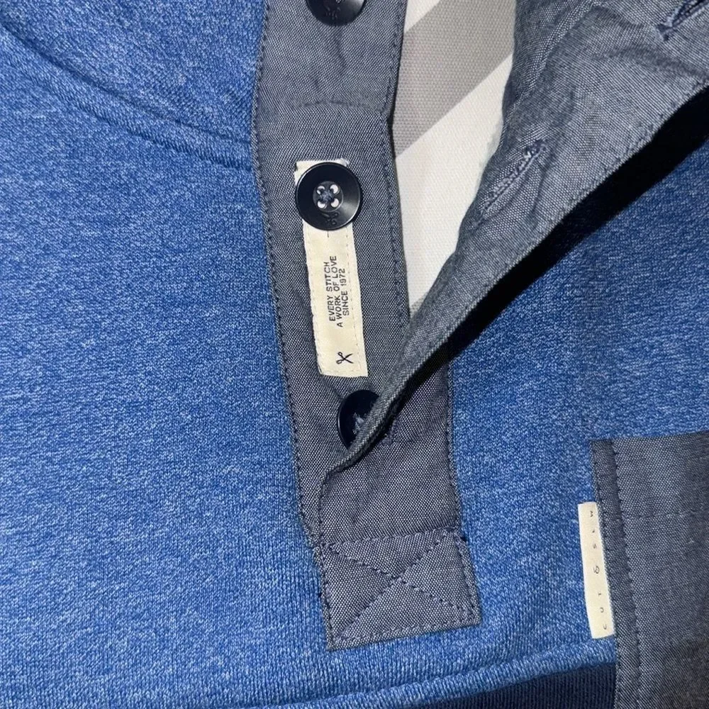 MARC ECKO Cut and Sew Blue Men’s Pullover Size Medium